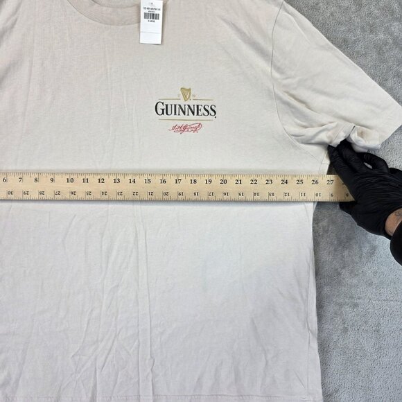 Guinness Abercrombie & Fitch Shirt Mens Size XL Beige My Goodness Graphic Tee - Picture 10 of 12